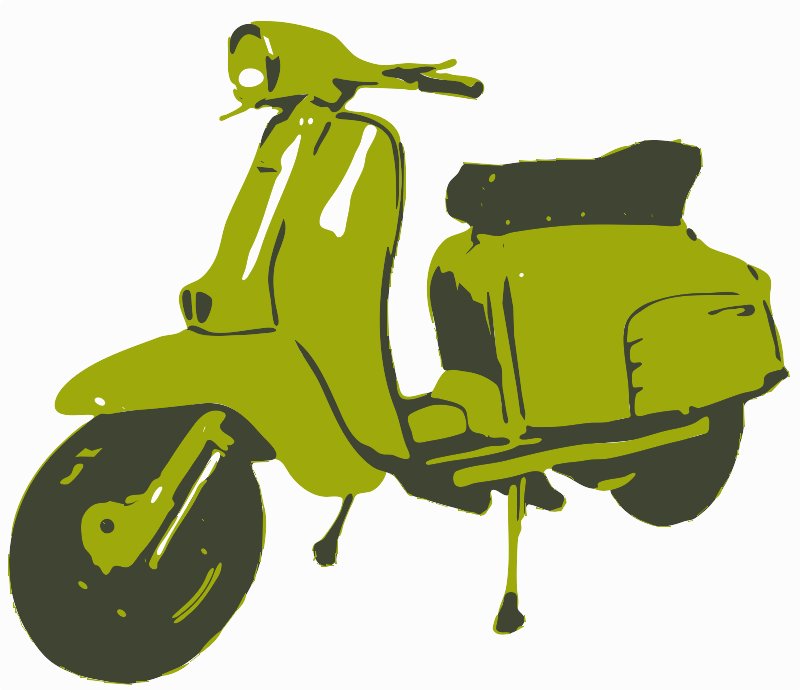 Stencil of Lambretta