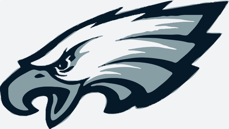 Stencil of Philadelphia Eagles
